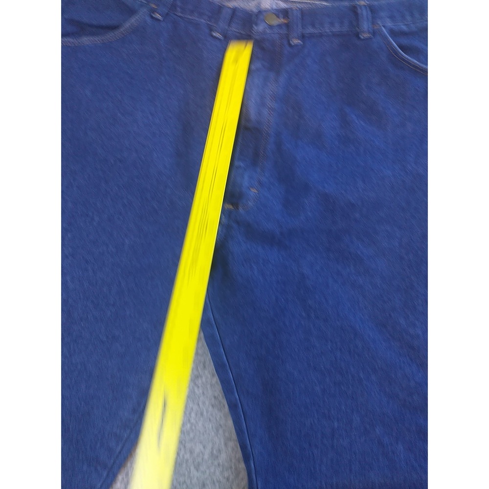 Wrangler Straight Leg Blue Jeans Size 42 x 28 85900DW Dark Wash Western Chore - Picture 9 of 16